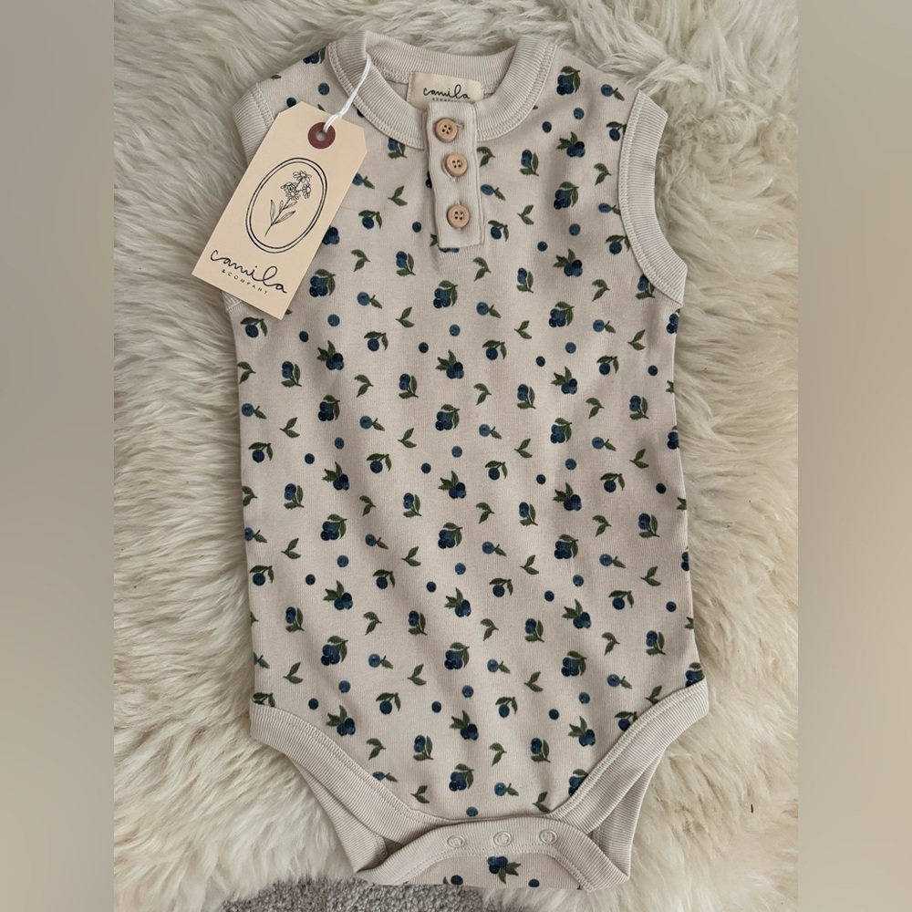 Camila & Company sleeveless onesie
